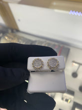 Load image into Gallery viewer, 10KT Yellow Gold Micro Pave Studs #1 0.34ctw
