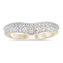 Load image into Gallery viewer, 14KT Curve Diamond Band 0.79ct, #1
