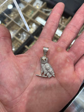 Load image into Gallery viewer, 10KT Owl Custom Diamond Pendant #1, 1.30ctw
