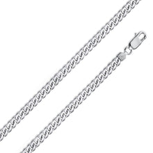 Load image into Gallery viewer, 925 Rhodium Silver Miami Cuban Chain/Bracelet 4.9mm (Gauge 150)
