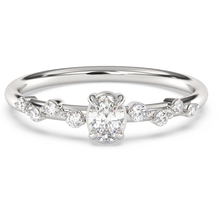 Load image into Gallery viewer, 14KT Oval Diamond Engagement Ring 0.29ctw
