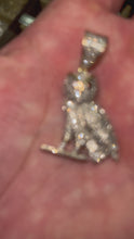 Load and play video in Gallery viewer, 10KT Owl Custom Diamond Pendant #1, 1.30ctw
